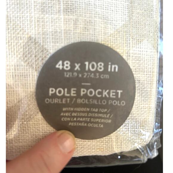 West Elm Moorish Tile Printed Blackout Curtain Panel New One Panel Only - Picture 3 of 5